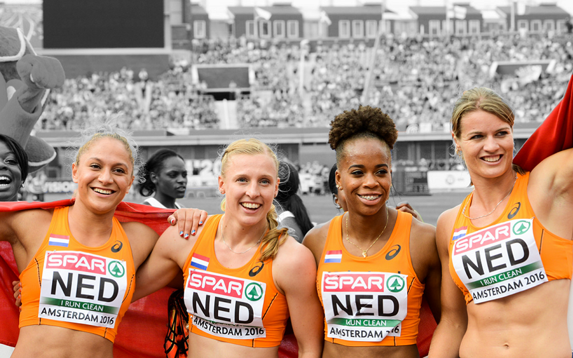 EUROPEES KAMPIOEN 4X100 METER